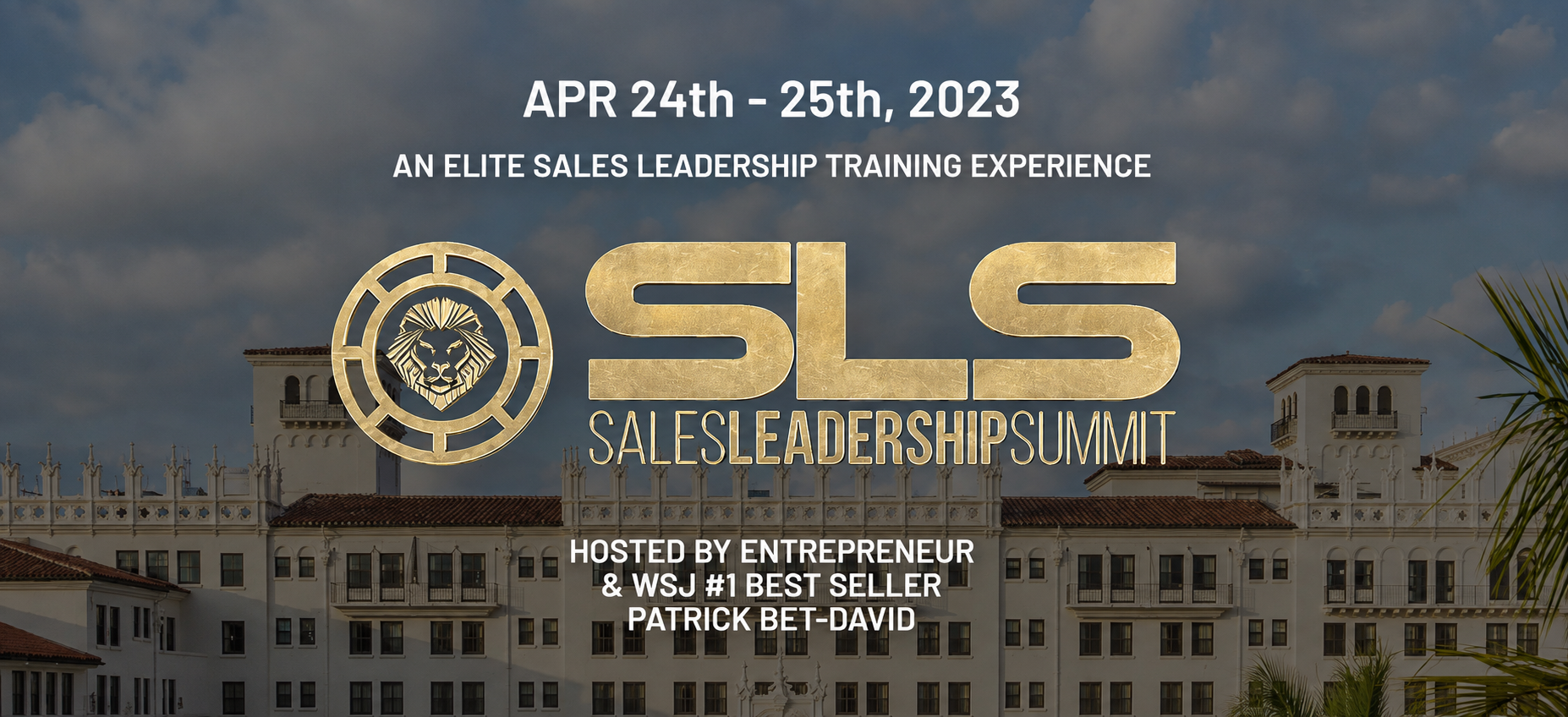 Sales Leadership Summit 2023 Website Banner