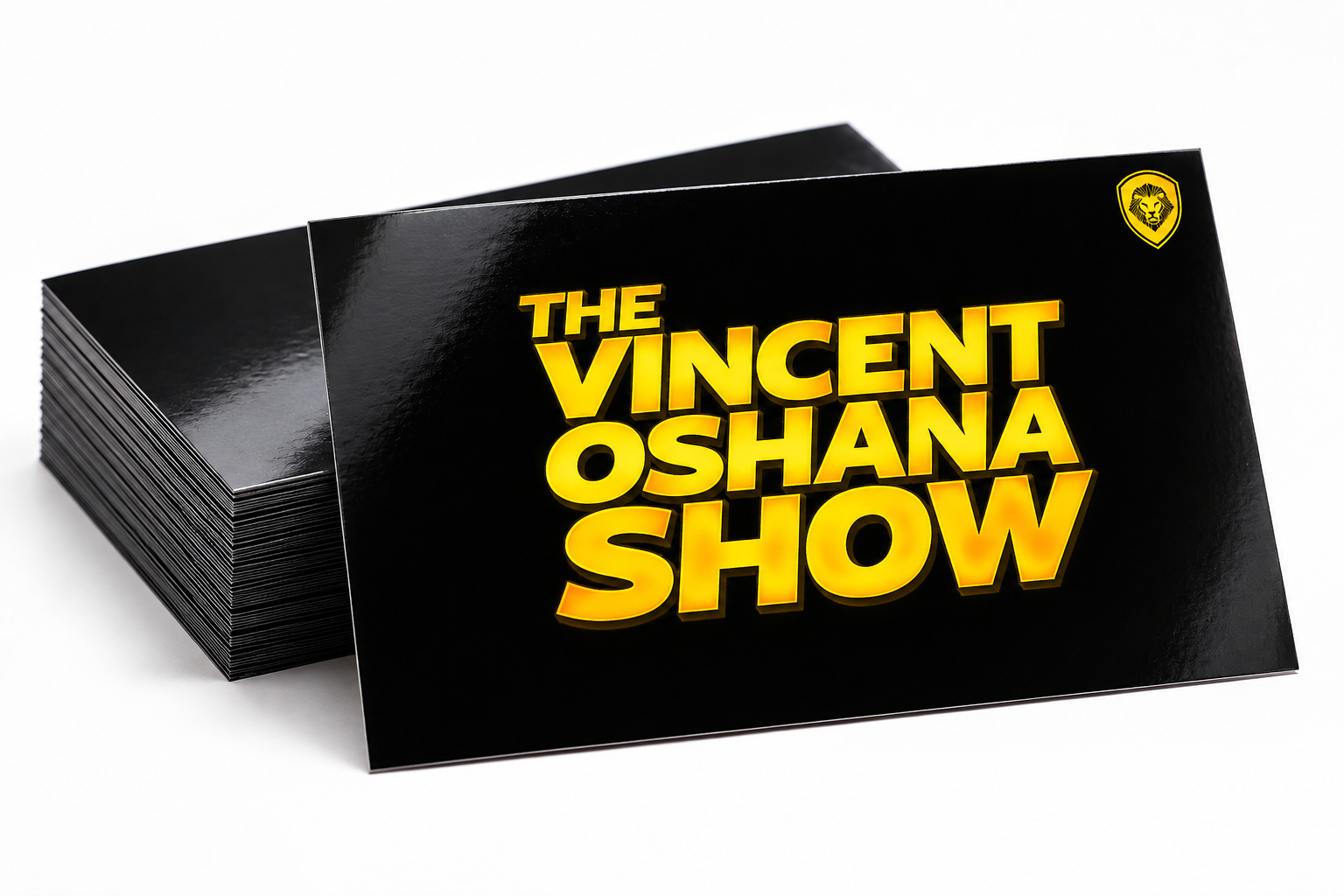 VT Comedy - Custom Branded Studio Cue Cards Mockup